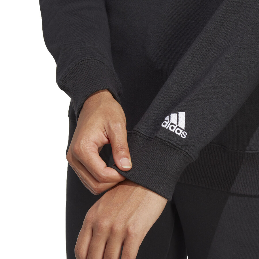 Buzo de Mujer Adidas Essentials Negro - Blanco