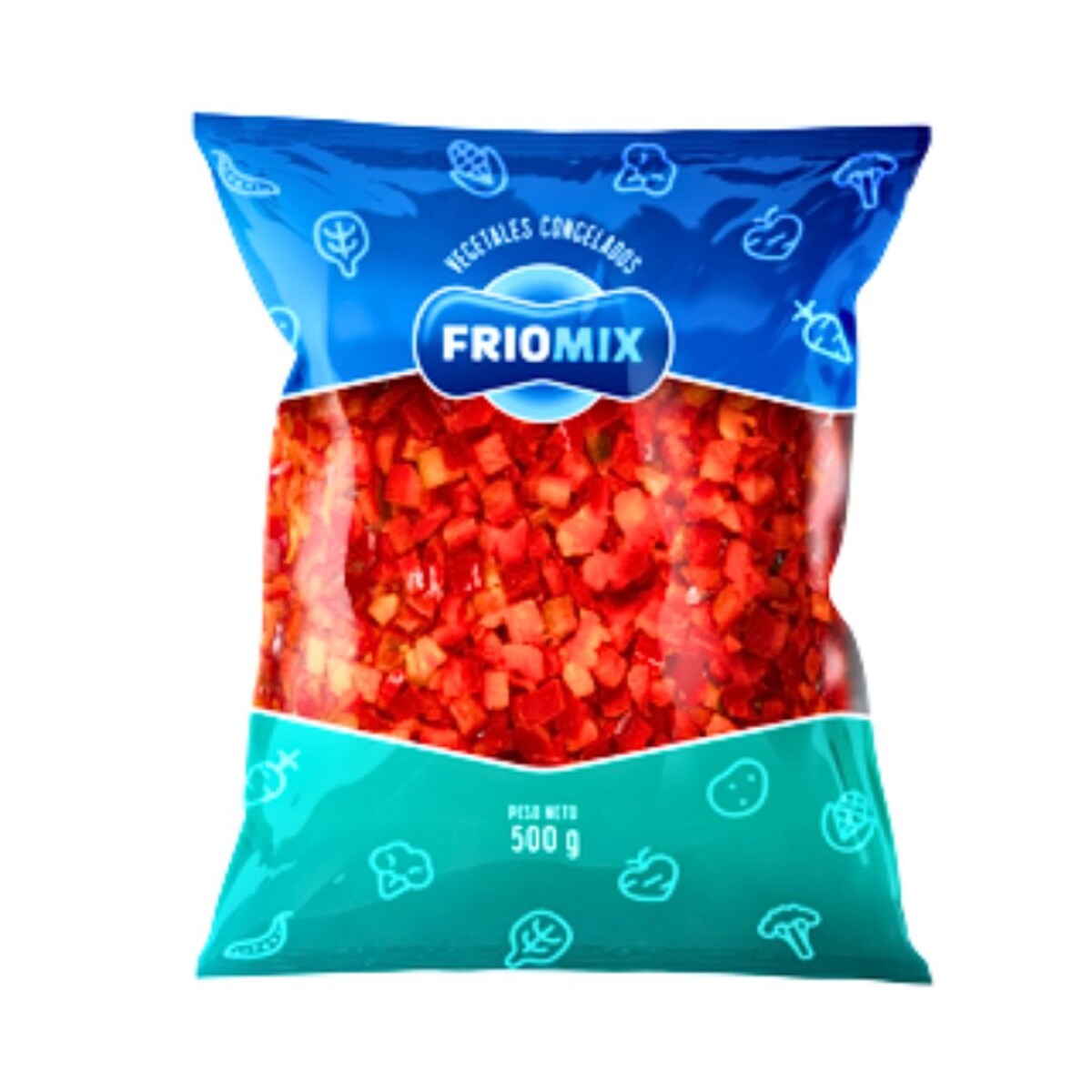 Morrón rojo en cubos Friomix - 500 g 