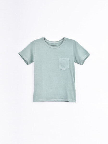 REMERA SAMUEL VERDE GRISACEO