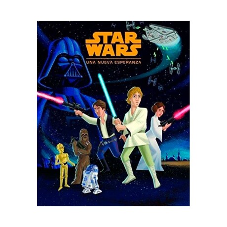 LIbro Star wars Una nueva esperanza Maxi libro en tapa dura. * 37 cm x 27 cm 001