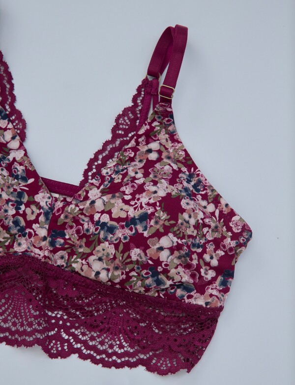 Pack 2 Bralettes BORDEAUX/MULTI