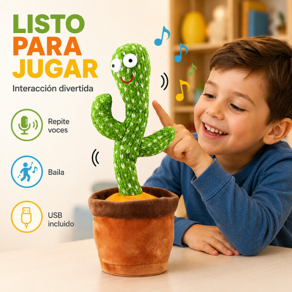 Cactus Bailarín Tuna Música 120 Canciones Repite Voces Usb Cactus Bailarín Tuna Música 120 Canciones Repite Voces Usb