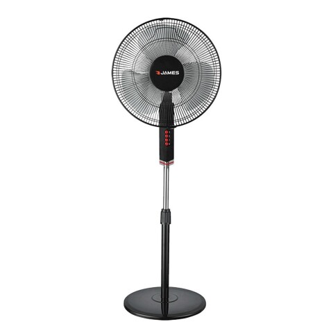 Ventilador De Pie James Vp 170 Black 3 Velocidades Estructura Negro Aspas Blanco Ventilador De Pie James Vp 170 Black 3 Velocidades Estructura Negro Aspas Blanco