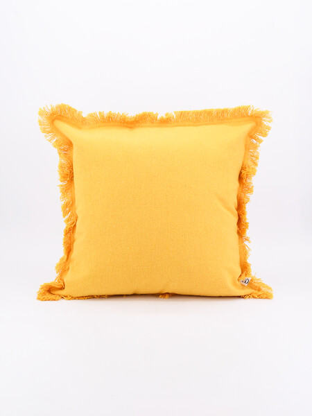 FUNDA DE ALMOHADON MOSTAZA