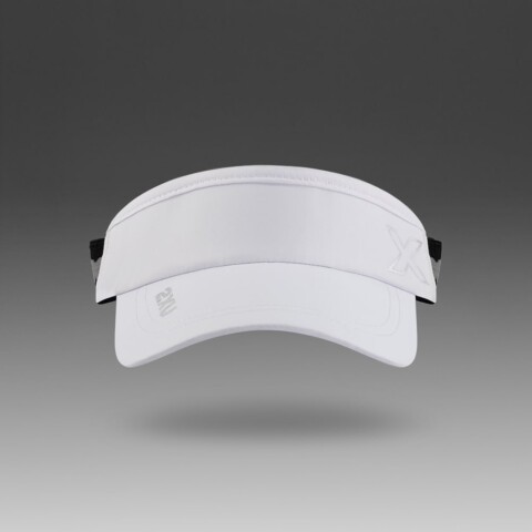 Gorra Running Performance Visor Unisex White/white