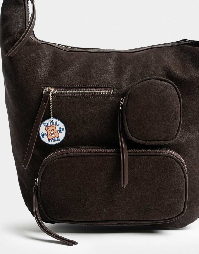 Saca Carteras Grandes - Marron Chocolate