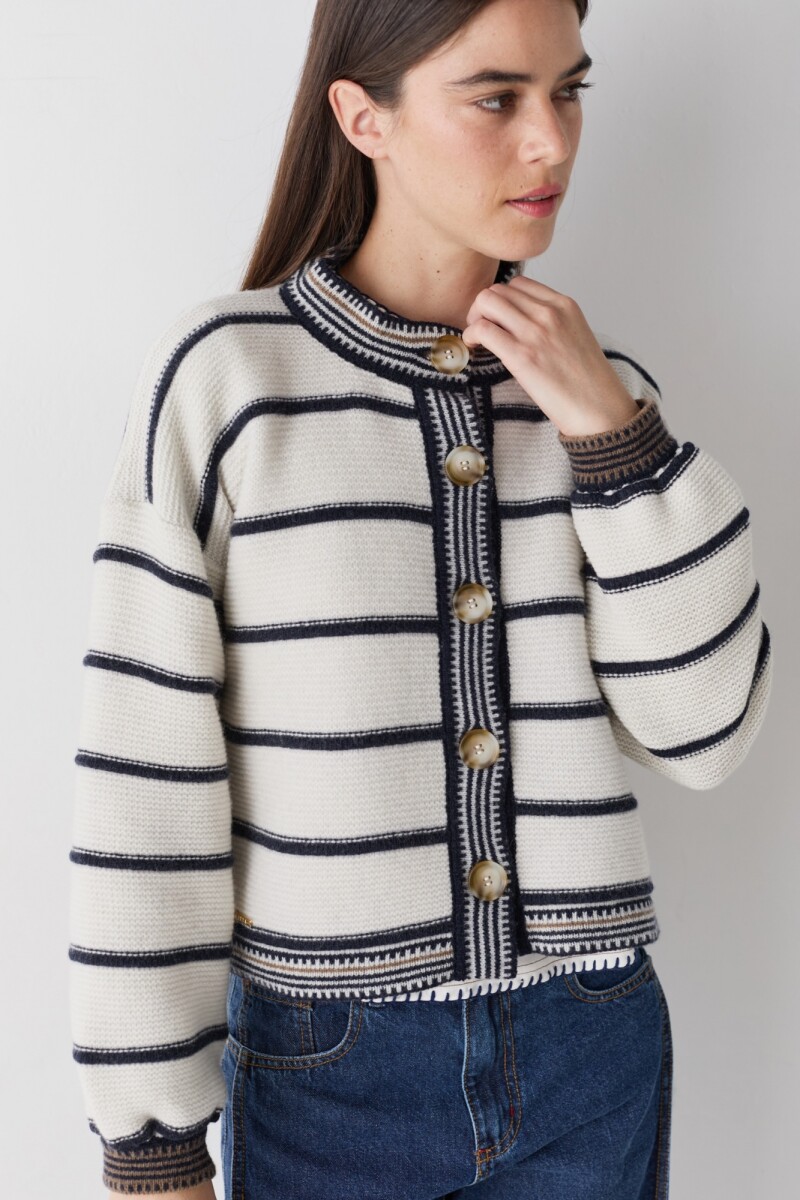 CARDIGAN TERRO TENNIS Crudo