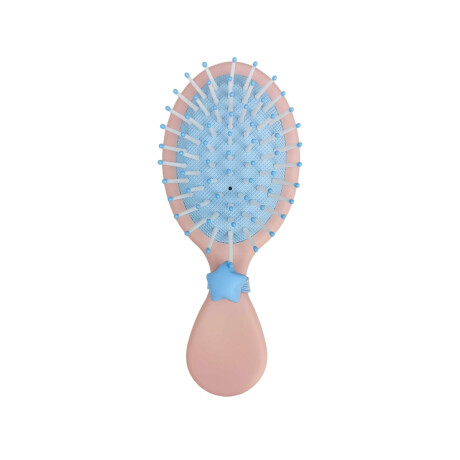 Cepillo peine de pelo y gomita Celeste