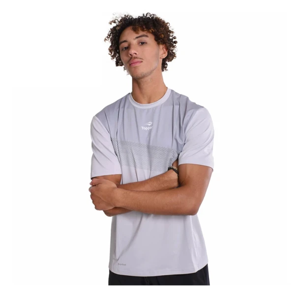 T SHIRT RNG MNS MESH - TOPPER GRIS