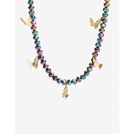 Collares Cortos Botanico Dorado Oro Amarillo