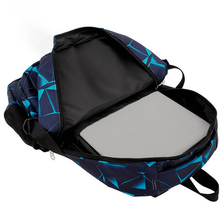 Set x3 Mochila Escuela Juvenil 18'' Expert Azul