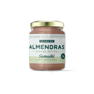 Crema De Almendras Samadhi 235g Crema De Almendras Samadhi