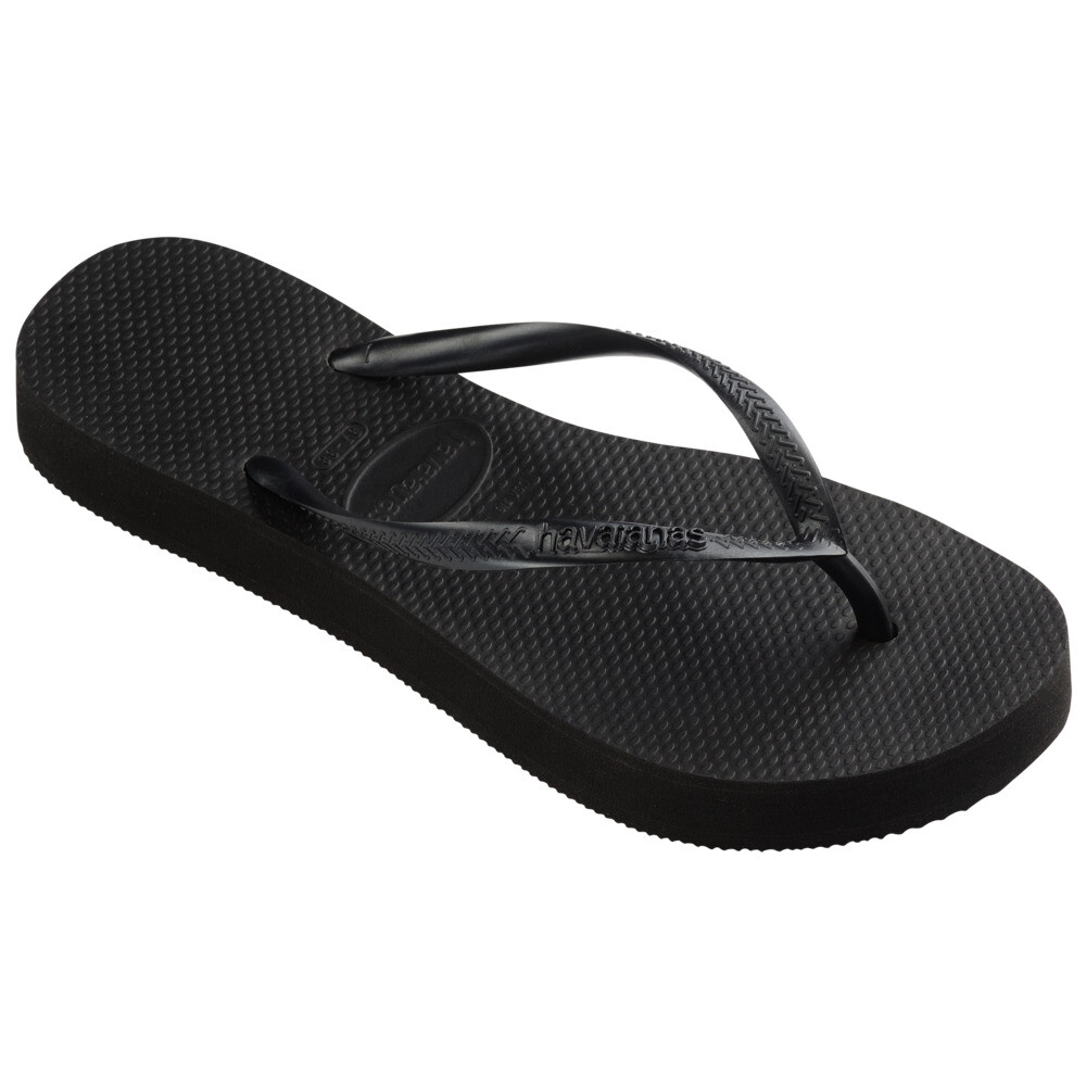 Sandalias Havaianas Slim Flatform FC Mujer Negro