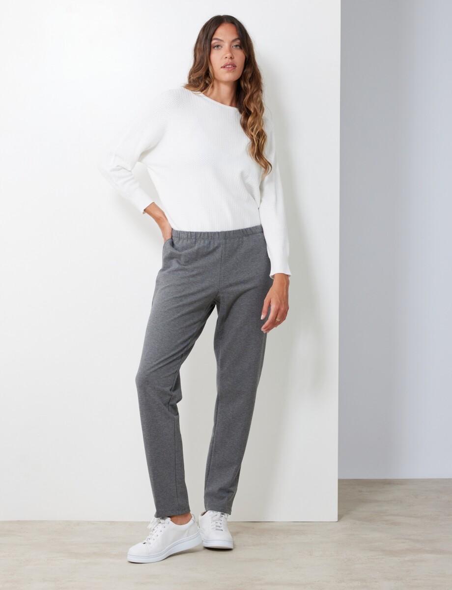 Pantalon Yoga Algodon - Gris 