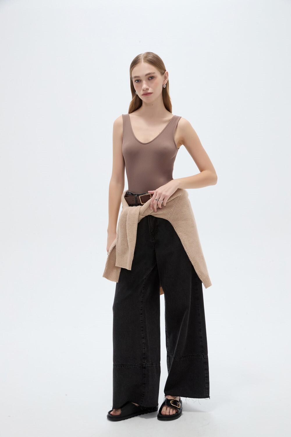 Sweater Chulia Beige Melange