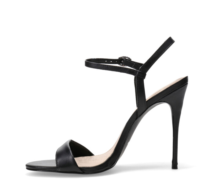 Sandalia c/hebilla Preto