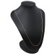 Cadena forcet en oro 18K: Largo 60 cm Cadena forcet en oro 18K: Largo 60 cm