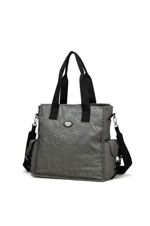 Cartera Las Oreiro Gris