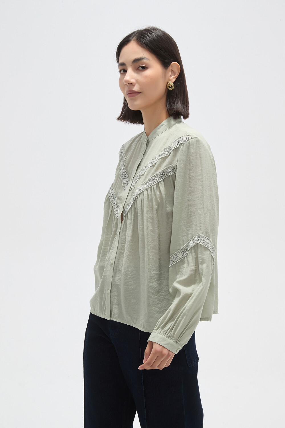 Blusa Maroth Verde Azulado