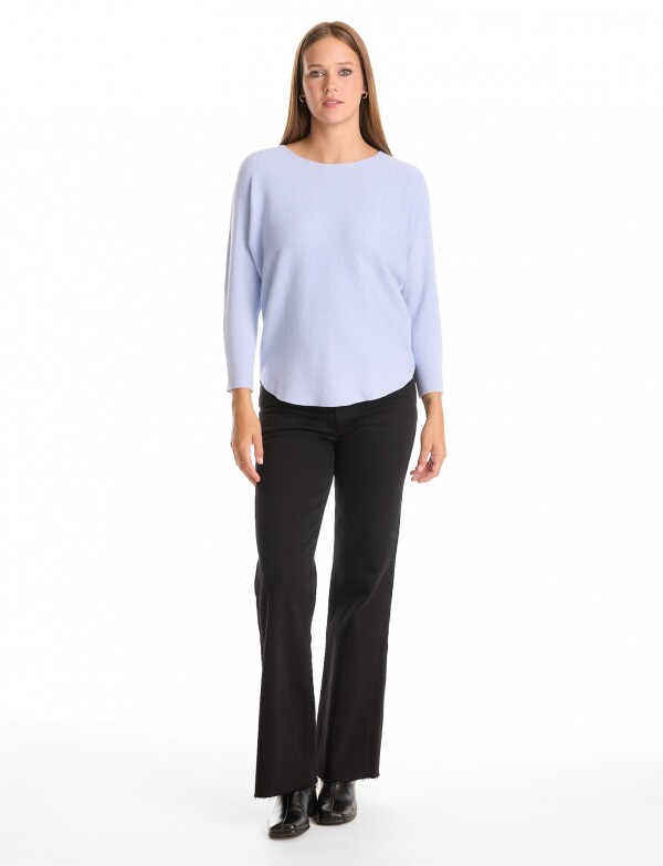 Buzo Dolman Ribs CELESTE