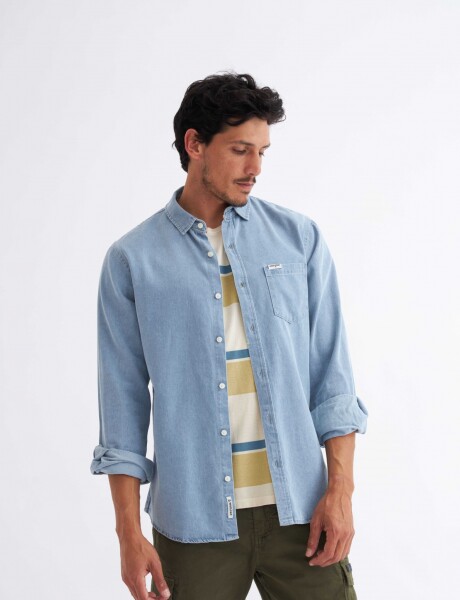 Camisa Axel Light Blue