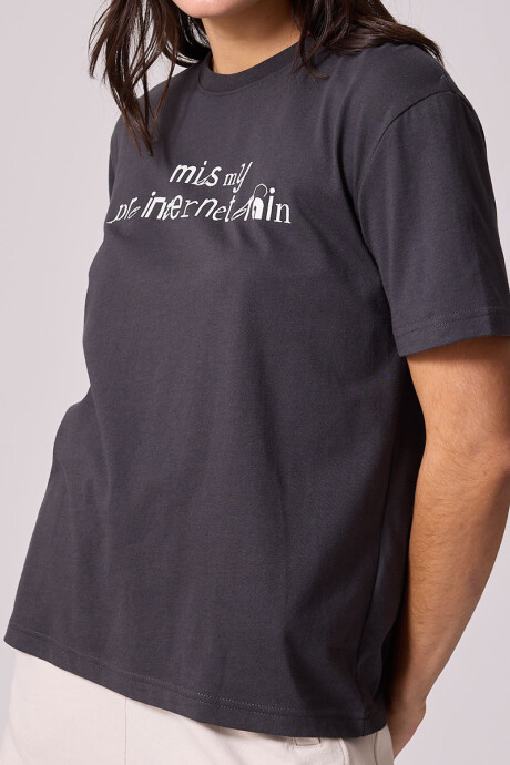T-SHIRT JOEY DIXIE Gris Oscuro