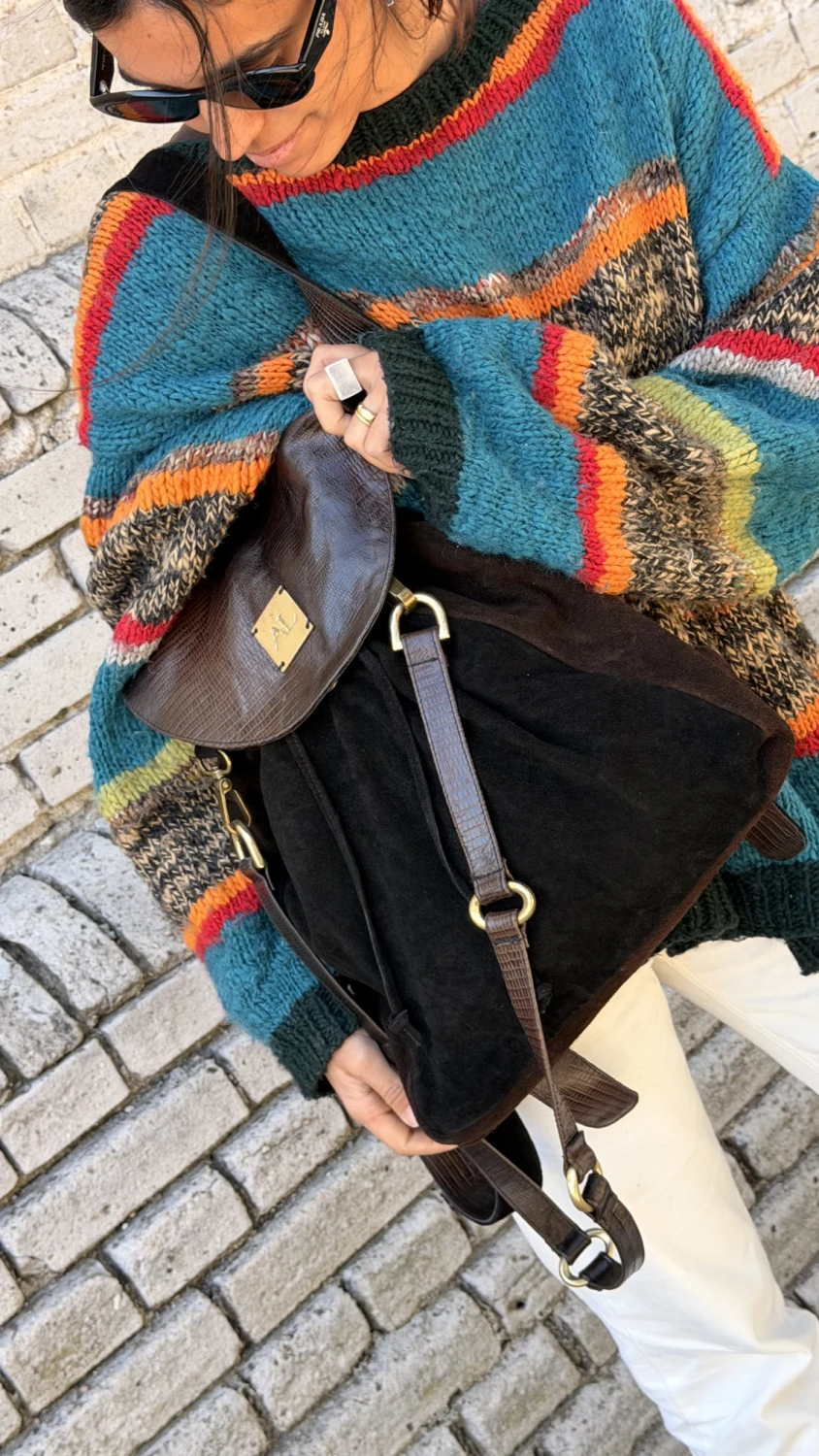 Brassy Backpack - Chocolate
