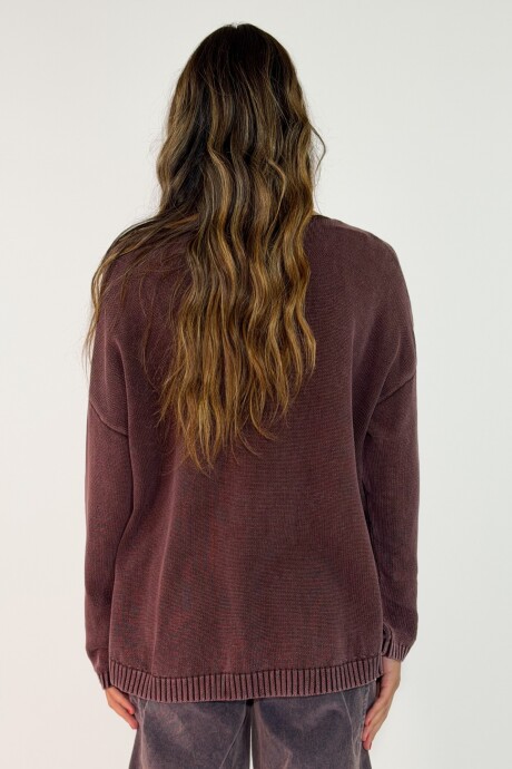 SWEATER AURA Marron