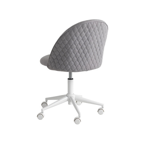 Silla escritorio KOKKEDAL tela gris/blanco Gris/blanco