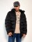Parka abrigada con capucha desmontable Mufasa Negro