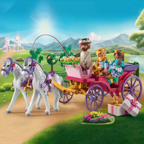 Princesa en Carruajes con Caballos Playmobil 97 Piezas U