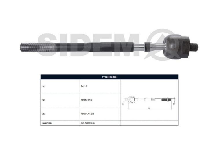 Mate Renault Clio 00-13 Der/Izq Mate Renault Clio 00-13 Der/Izq