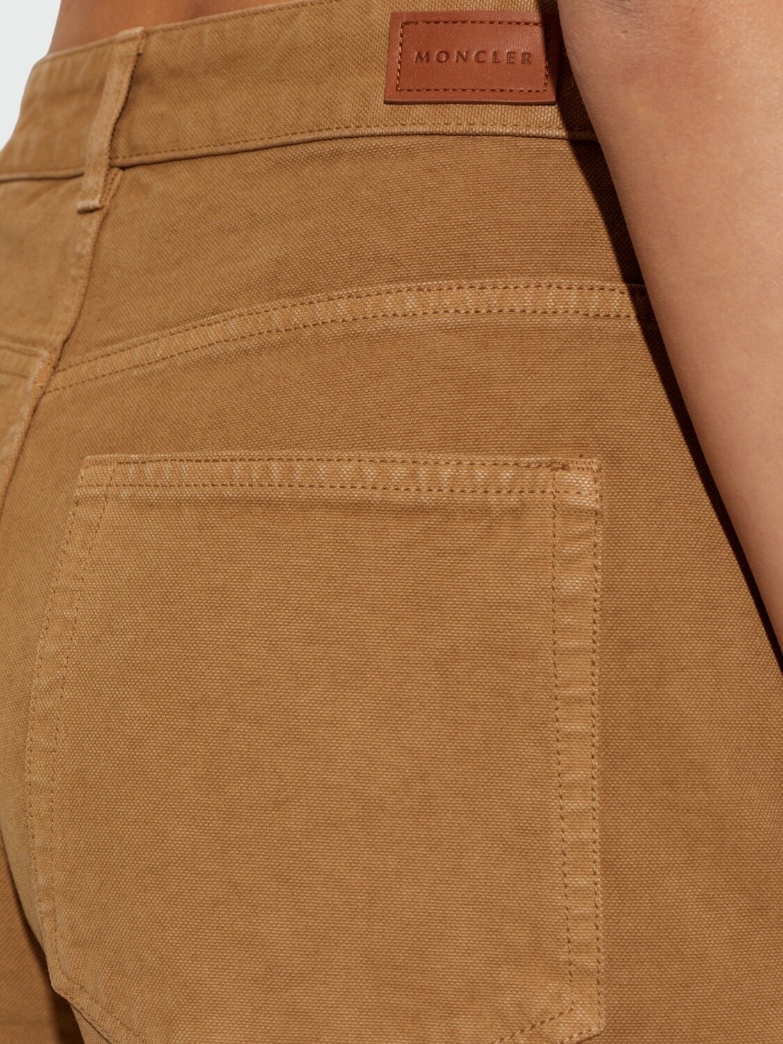 MONCLER - Pantalones con Logo Alta Automática