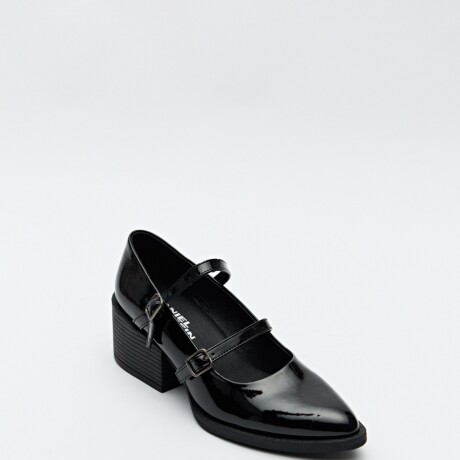 ZUECO NUVUS Charol Negro