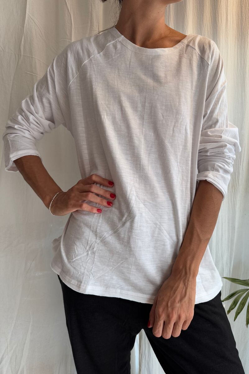 Camiseta clásica de bambú - Blanca 