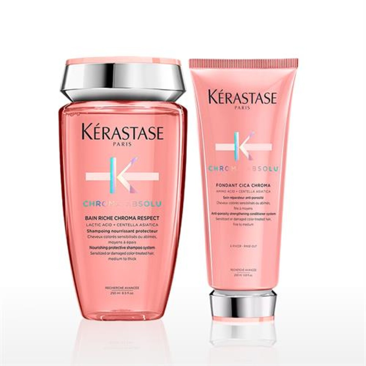 Kérastase Chroma Absolu Bain Riche Chroma Respect 250 ml + Fondant 200 ml 