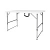 Mesa Plegable Tipo Maleta 120 Cm Color Blanco Mesa Plegable Tipo Maleta 120 Cm Color Blanco