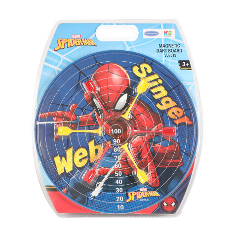 Tiro al Blanco Magnético con 6 Dardos 35 cm Spiderman