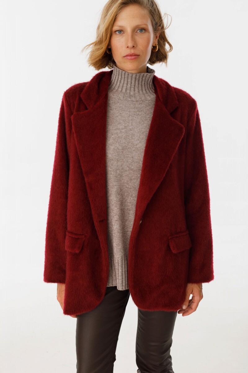 Campera Cozy Bordeaux