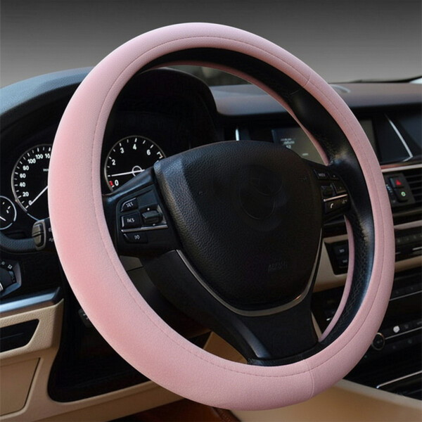 Cubre Volante En Terciopelo Color Rosa Cubre Volante En Terciopelo Color Rosa