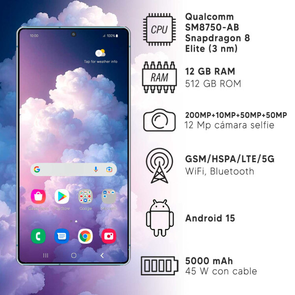Samsung S25 Ultra 12/512 Gb 5g BLANCO