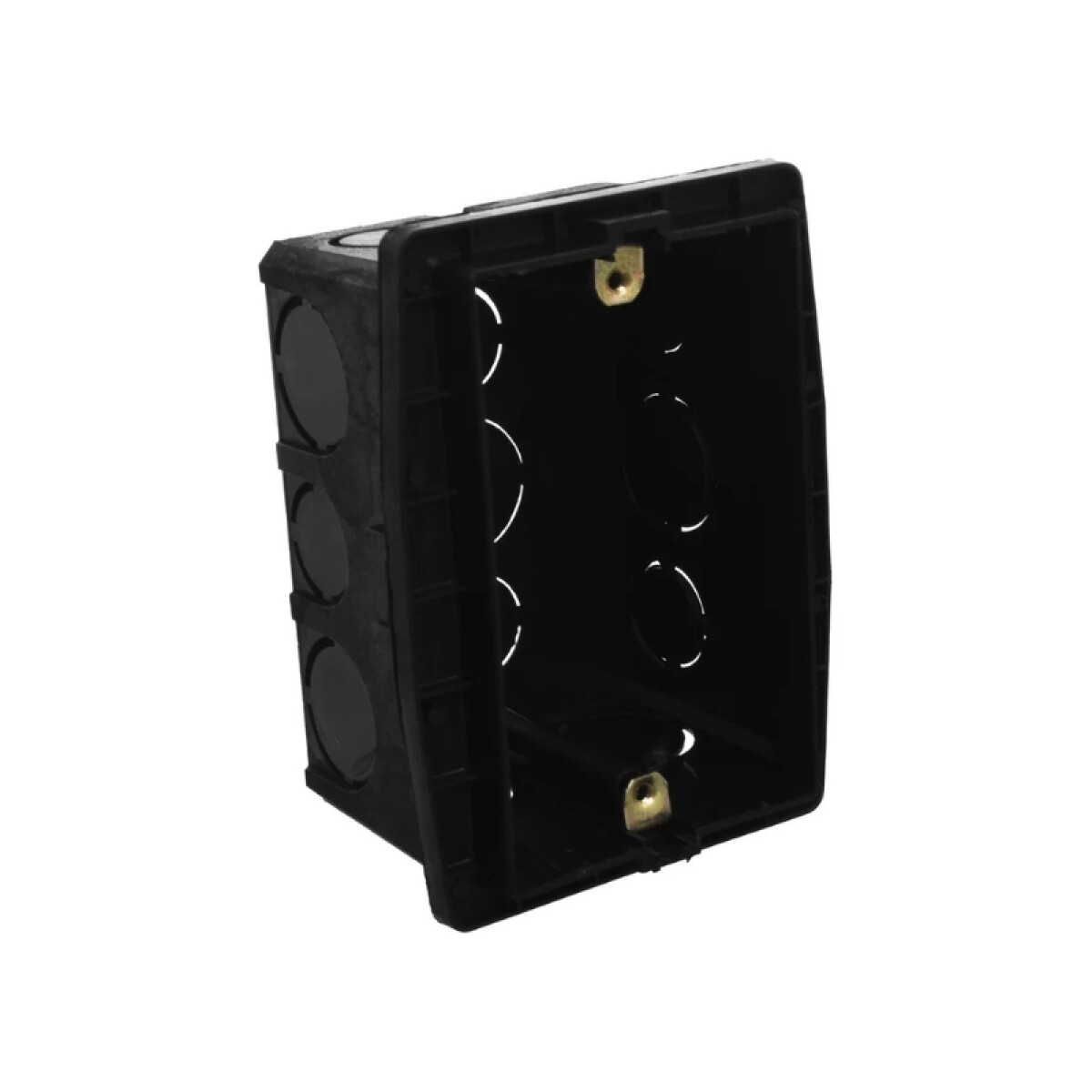 Caja Honda 3 Módulos con Grampa Metálica Negro 