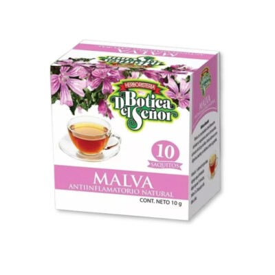Té Malva Botica Del Señor 10 Unidades Botica Del Señor Malva X 10