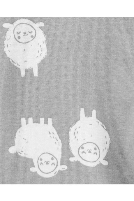 Pack dos pijamas de algodón con pie diseño animales Pack dos pijamas de algodón con pie diseño animales