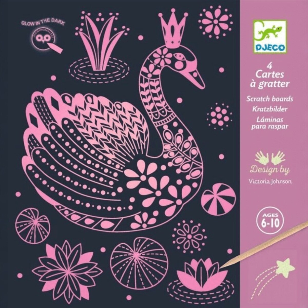 Láminas Para Raspar Mundo Maravilloso Djeco 