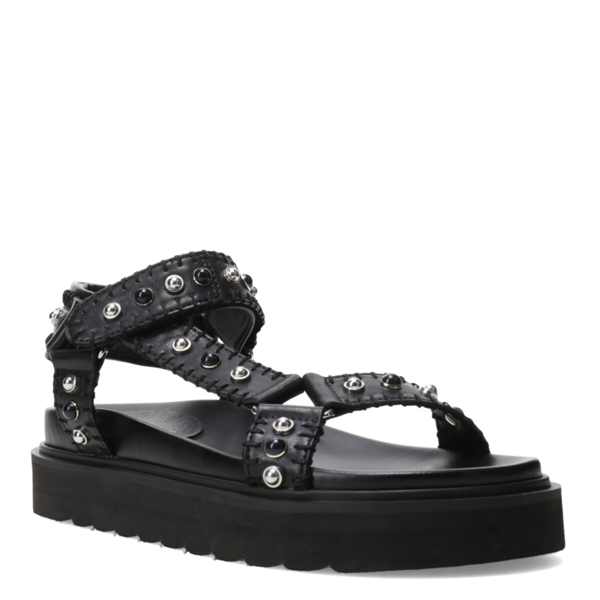 Sandalia de Mujer Miss Carol FEXI con tachas - Negro 