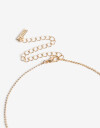 Cadena Corta con Dije Color Collar Athletic Bling - Dorado