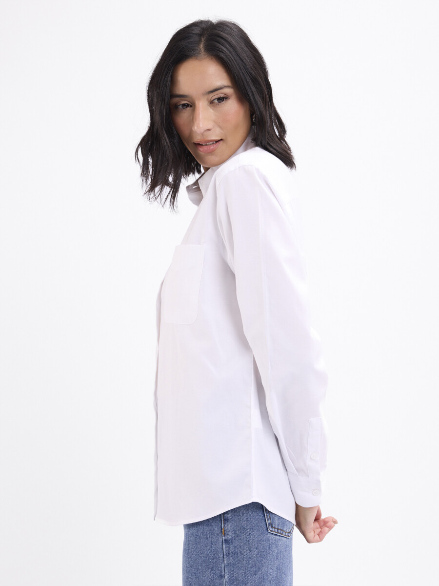 Camisa oxford Lia - blanco 