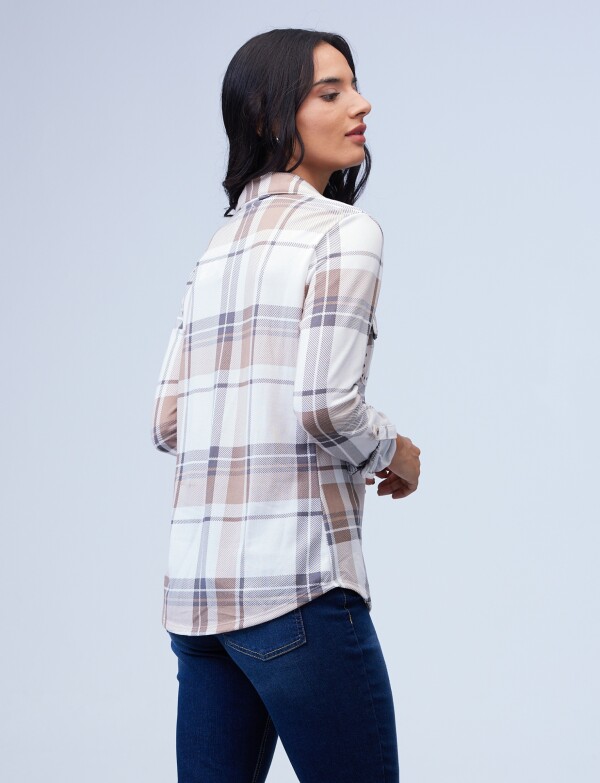 Camisa Soft Cuadrille MULTI/BLANCO