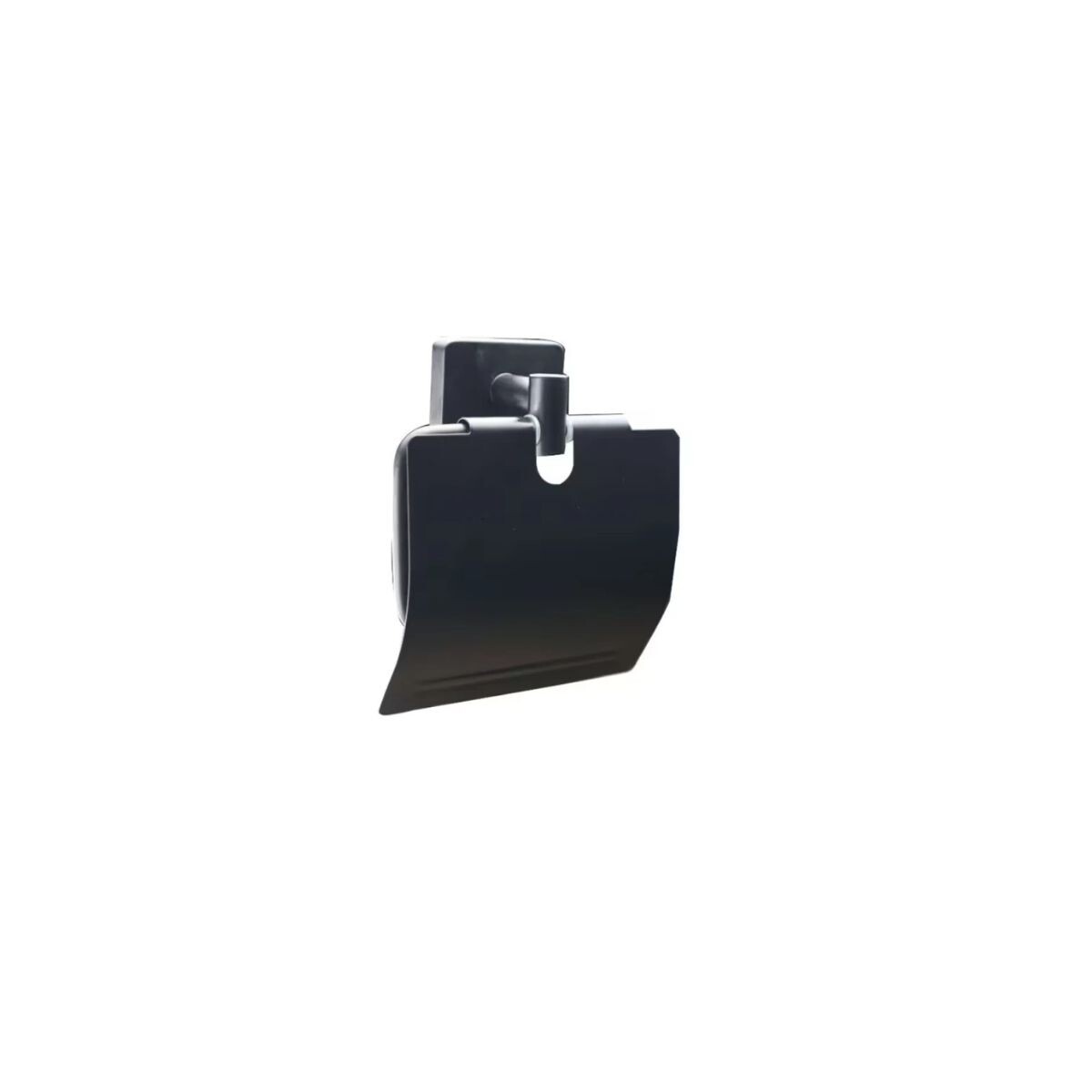 Porta Rollo Con Tapa Negro Mate Noar 
